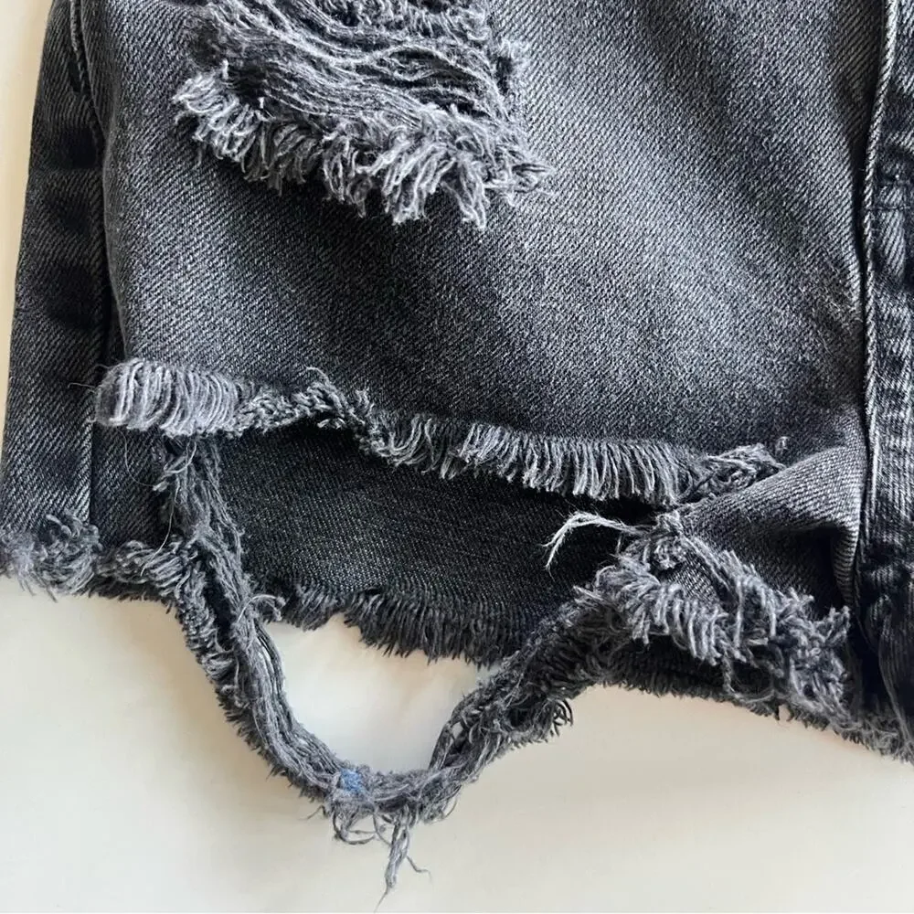 Topshop Mom Denim Shorts